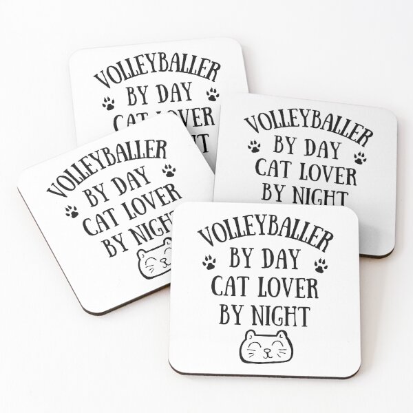 Item preview, Volleyballer by day. Cat lover by night designed and sold by TheGreenGoat.