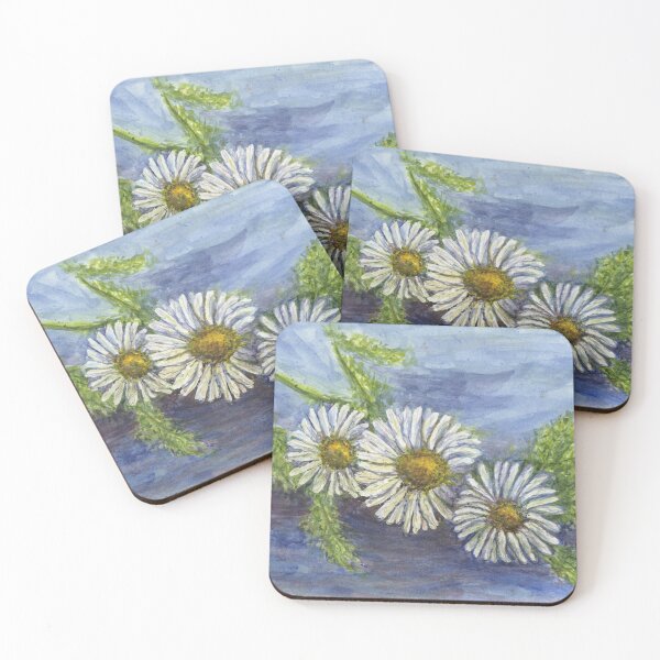 Item preview, Watercolour Daisies designed and sold by LymphomaLass.