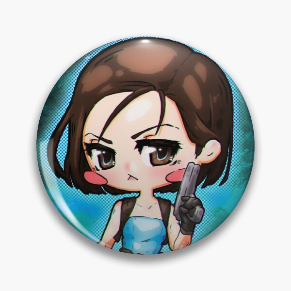 Jill Valentine v2 Chibi RE3 Remake - Jill Valentine - Pin