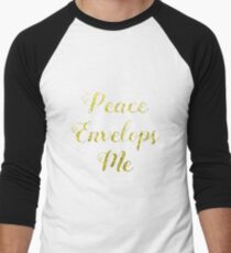 Peace Envelops Me Men's Baseball ¾ T-Shirt