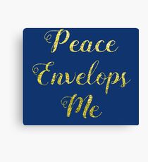 Peace Envelops Me Canvas Print