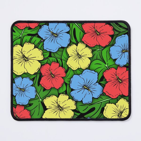 Item preview, Hibiscus Flowers & Monstera Leaves #2 designed and sold by HeadRubble.
