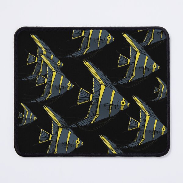 Item preview, Gray & Yellow Angelfish designed and sold by HeadRubble.