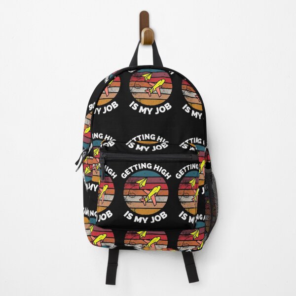 Item preview, Getting High Is My Job - Sunset Airplane Design - Getting High Is My Job Travel Funny designed and sold by ExploreTheStore.