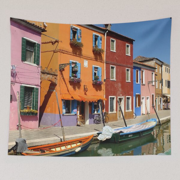 Item preview, Canal en la isla de Burano, Laguna de Venecia designed and sold by Charles Kelly.