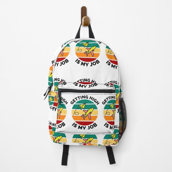 Item preview, Getting High Is My Job - Sunset Airplane Design - Getting High Is My Job Travel Funny designed and sold by ExploreTheStore.