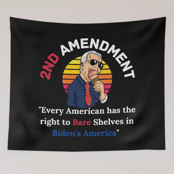 Item preview, 2nd Amendment Every American has the right to Bare shelves  designed and sold by 2Cheesy4U.