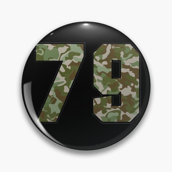 Item preview, Army Camo Number Seventy-nine Veteran Lucky Number 79 designed and sold by Urosek.