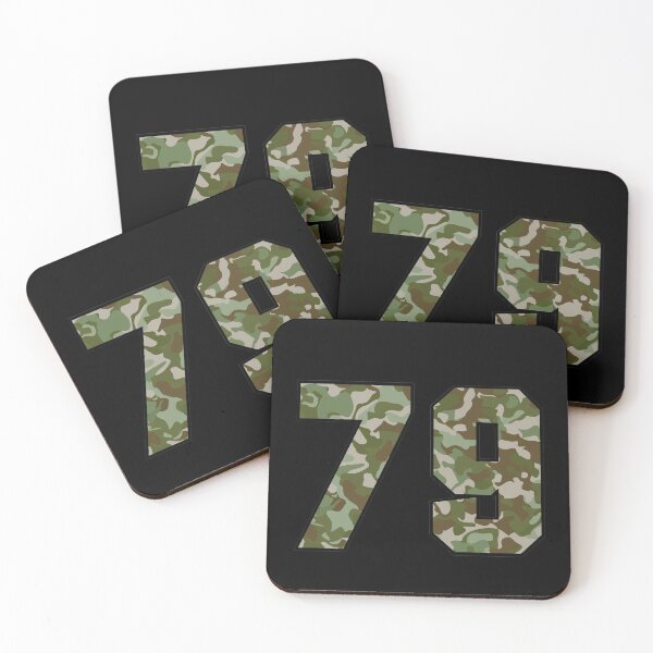 Item preview, Army Camo Number Seventy-nine Veteran Lucky Number 79 designed and sold by Urosek.