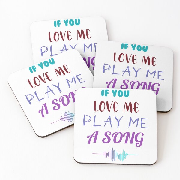 Item preview, If you love me play me a song funny romantic designed and sold by Bridge-pariera.