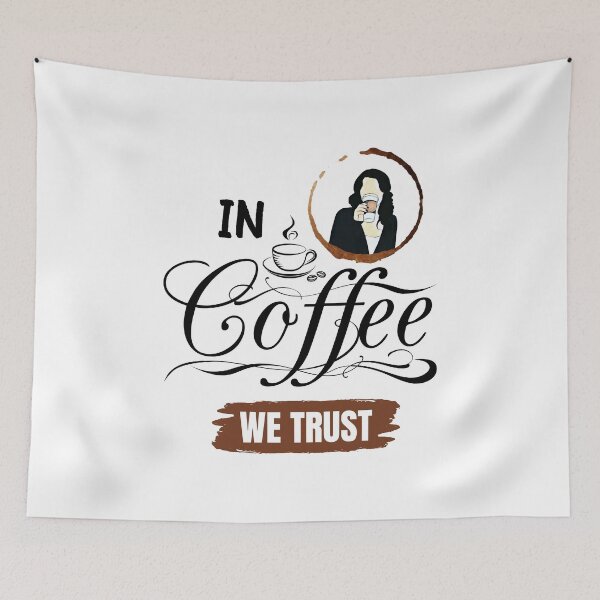 Item preview, In Coffee We Trust III designed and sold by Fenay Designs.