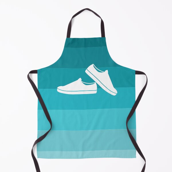 Item preview, Teal Color Gradiant And White Sneakers designed and sold by Promedia.