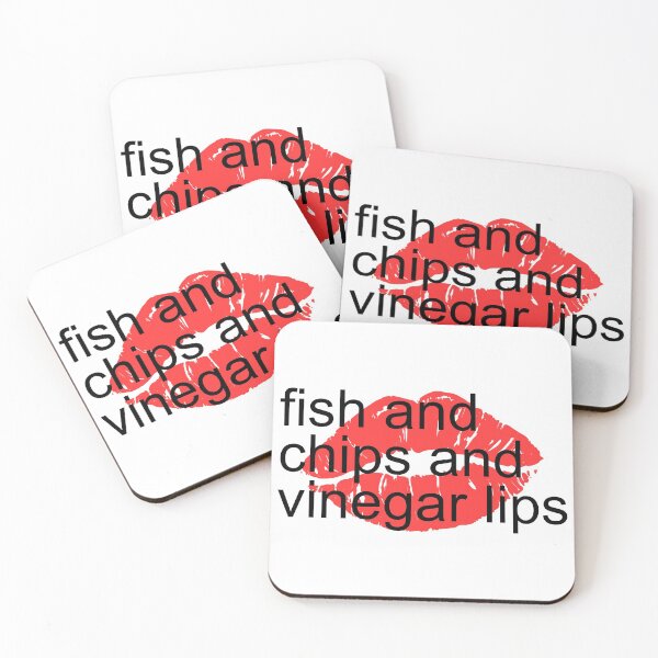 Item preview, Fish and Chips and Vinegar Lips designed and sold by purplevamp.