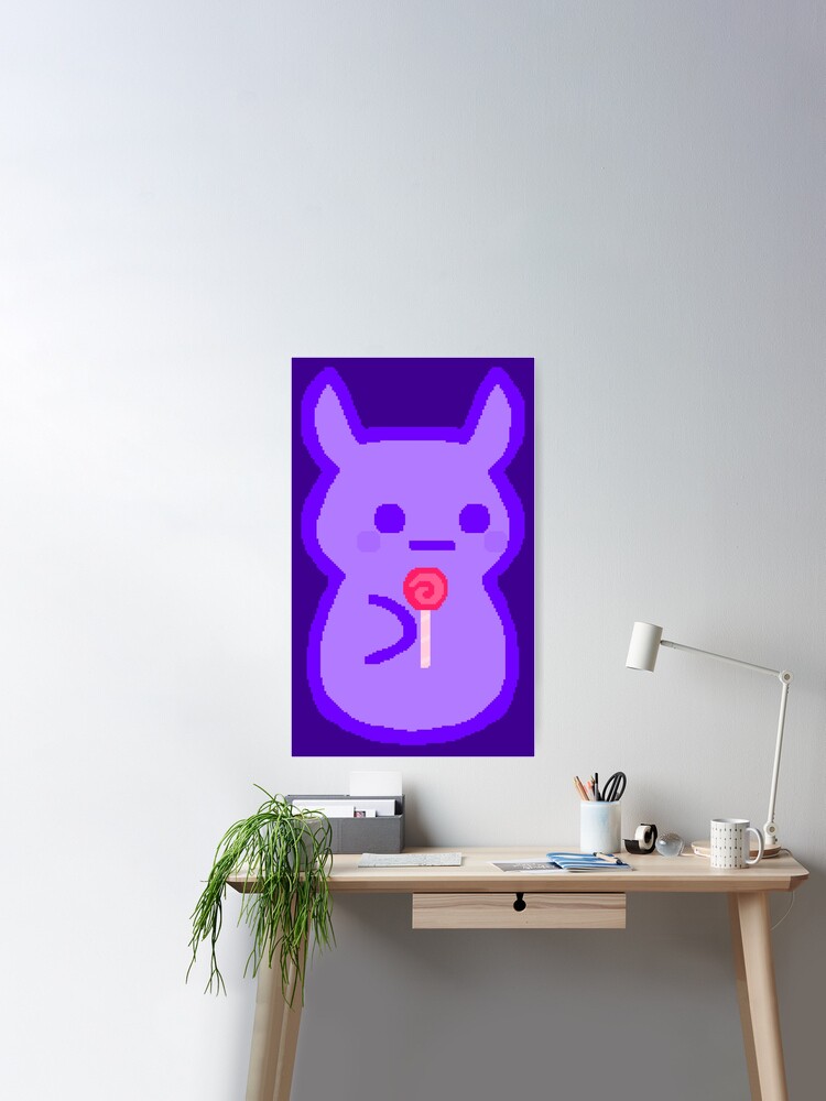 ASCII Bunny Adorable Cute Emoji Rabbit Text Art | Poster