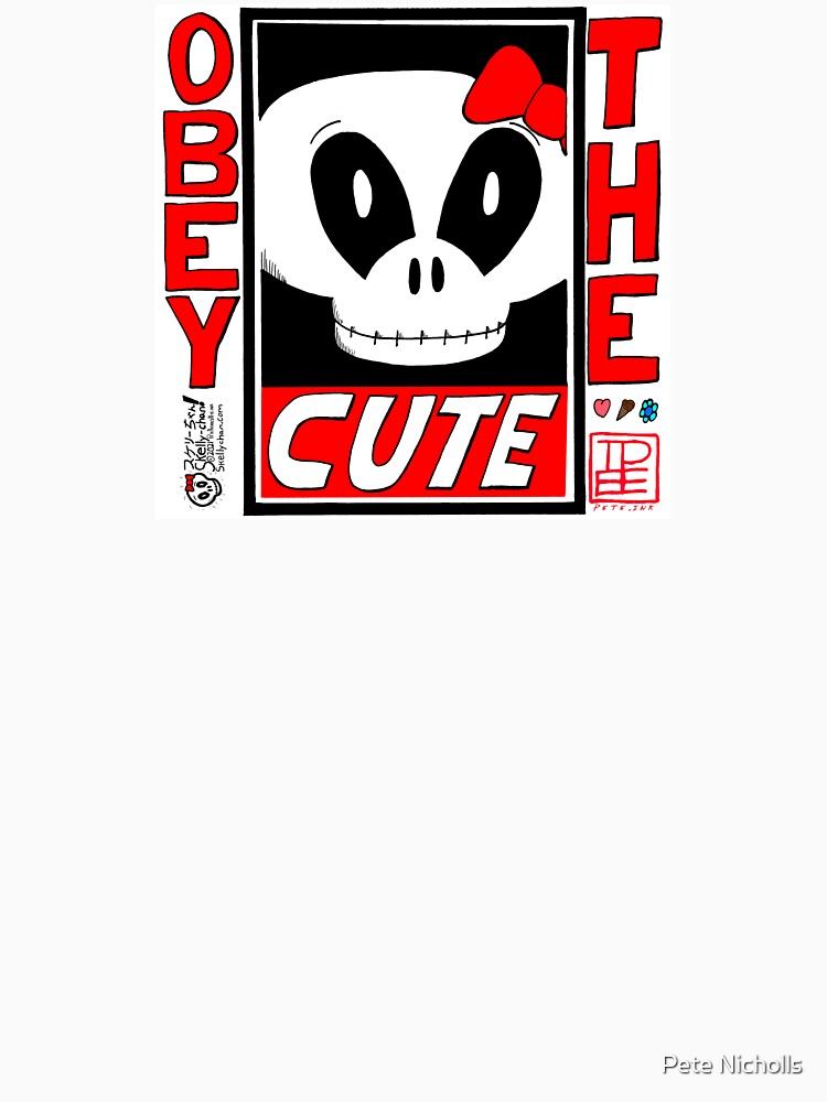 Skelly-chan OBEY THE CUTE by peteink