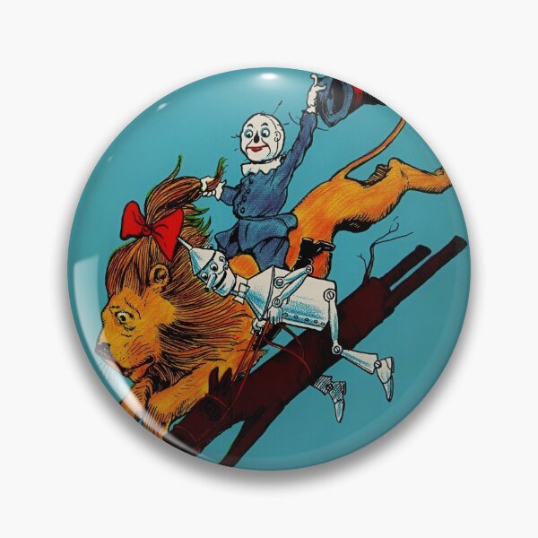 Item preview, “Scarecrow and Cowardly Lion” by John R Neill designed and sold by PatricianneK.