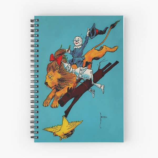 Item preview, “Scarecrow and Cowardly Lion” by John R Neill designed and sold by PatricianneK.