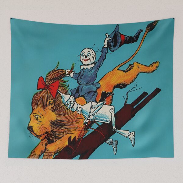 Item preview, “Scarecrow and Cowardly Lion” by John R Neill designed and sold by PatricianneK.