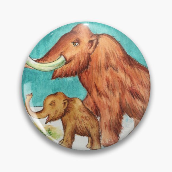 Item preview, Woolly Mammoth Mother and Child  designed and sold by Stefanieshea.