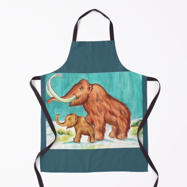 Item preview, Woolly Mammoth Mother and Child designed and sold by Stefanieshea.