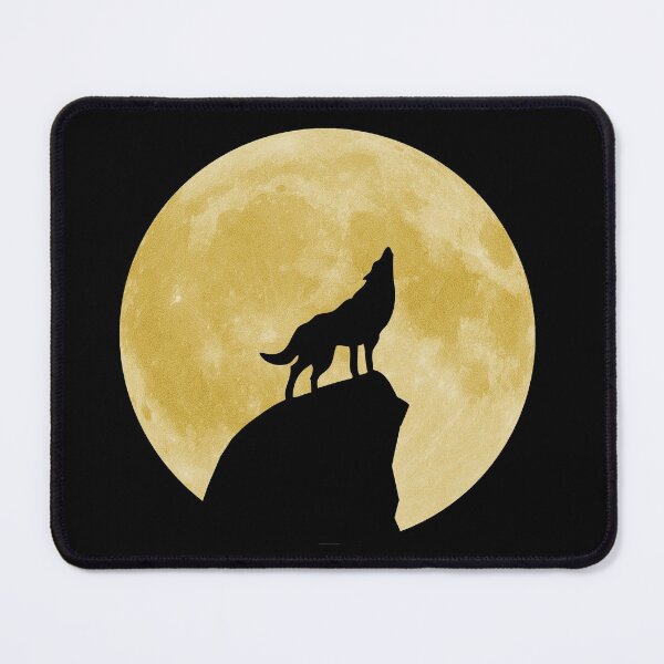Item preview, Wolf Howling at the Moon designed and sold by Rockett Graphics.