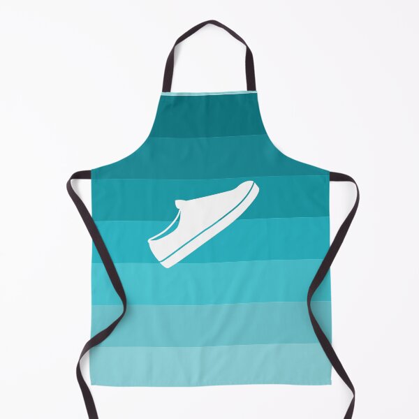 Item preview, Teal Color Gradiant And White Sneakers designed and sold by Promedia.