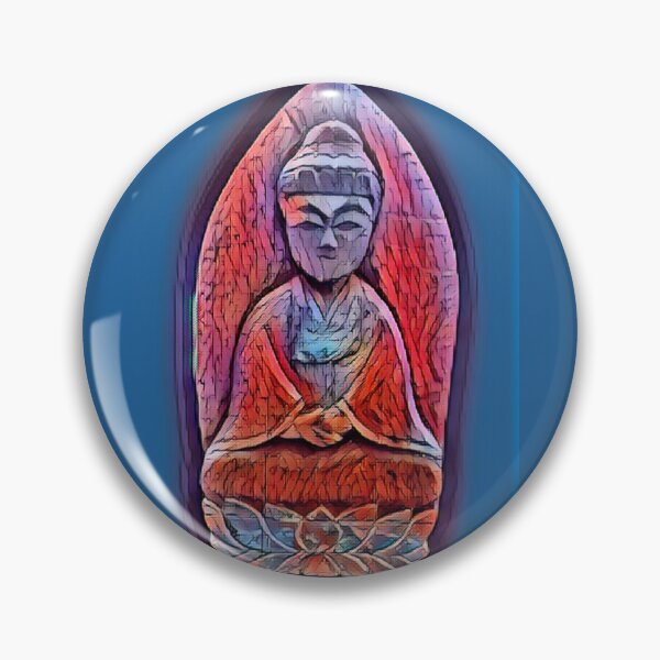 Item preview, Red-tone Kobo Daishi (Kukai), the founder of Shingon Buddhism designed and sold by CheekyGrace.