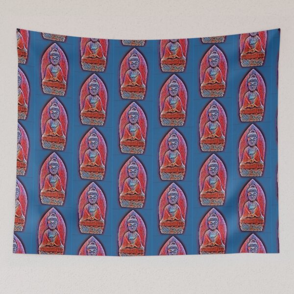 Item preview, Red-tone Kobo Daishi (Kukai), the founder of Shingon Buddhism designed and sold by CheekyGrace.