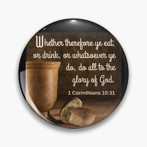 Item preview, 1 Corinthians 10:31 KJV designed and sold by Caregiverology.