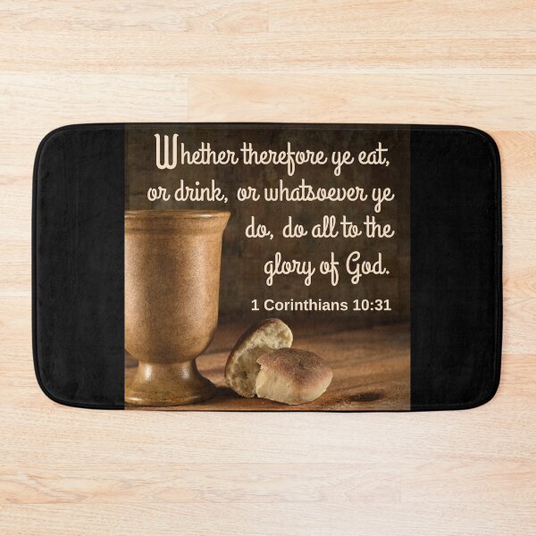 Item preview, 1 Corinthians 10:31 KJV designed and sold by Caregiverology.