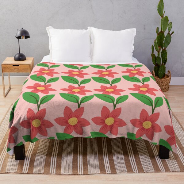 Aperçu de l'œuvre Design floral avec de jolies fleurs roses créée et vendue par JulieSouster.