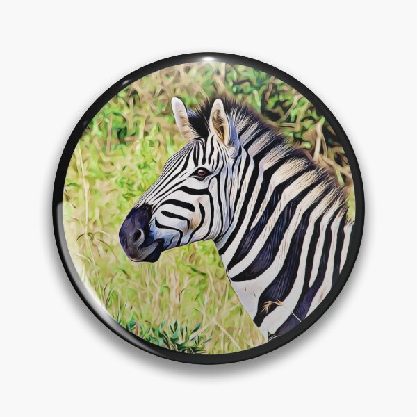 Item preview, Zebra Portrait designed and sold by RevolutionInPaint.