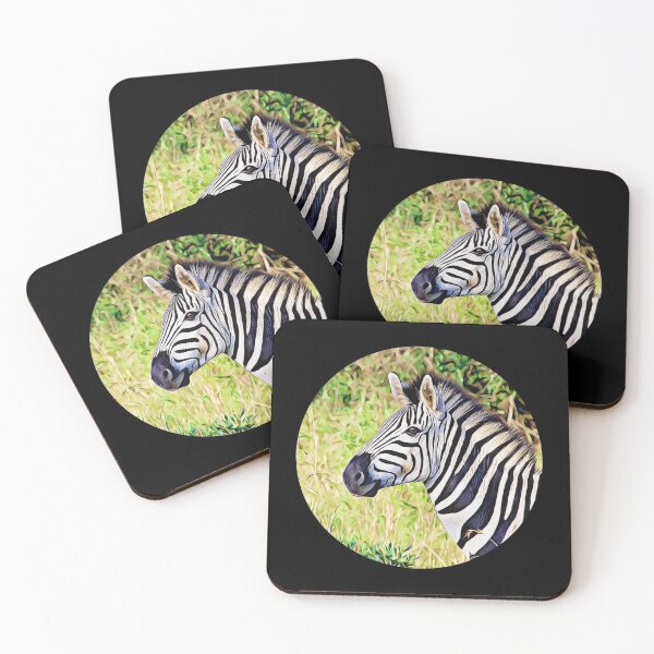 Item preview, Zebra Portrait designed and sold by RevolutionInPaint.