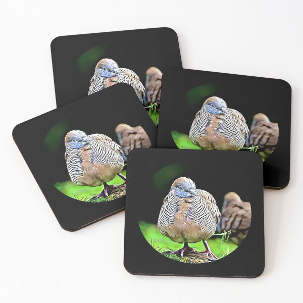 Item preview, Zebra Dove Portrait designed and sold by RevolutionInPaint.