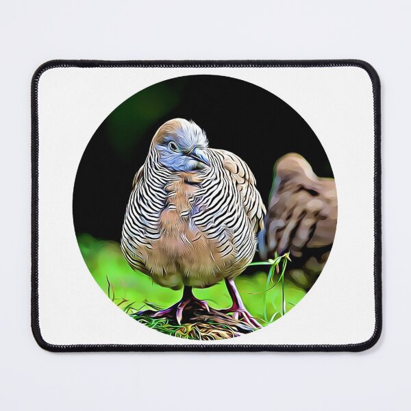 Item preview, Zebra Dove Portrait designed and sold by RevolutionInPaint.