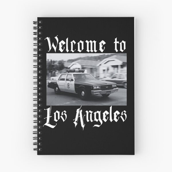 Artikelvorschau, Willkommen in Los Angeles - Südkalifornien Old English Style Cop Print entworfen und verkauft von Vibbin4Life33.