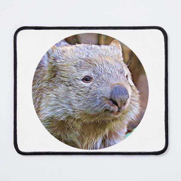 Item preview, Wombat Portrait designed and sold by RevolutionInPaint.