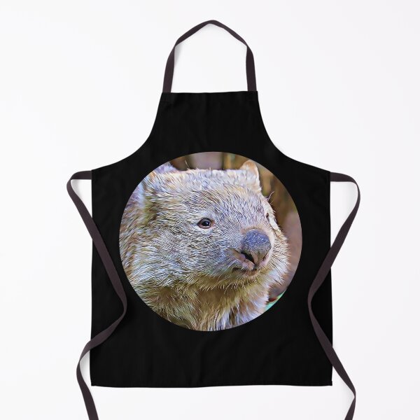 Item preview, Wombat Portrait designed and sold by RevolutionInPaint.