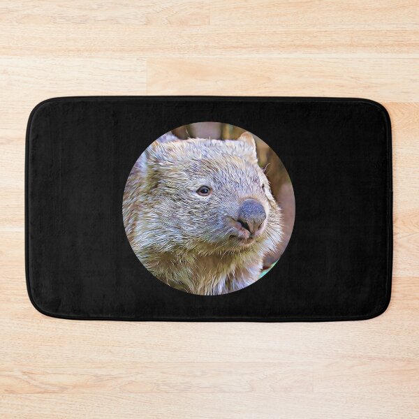 Item preview, Wombat Portrait designed and sold by RevolutionInPaint.