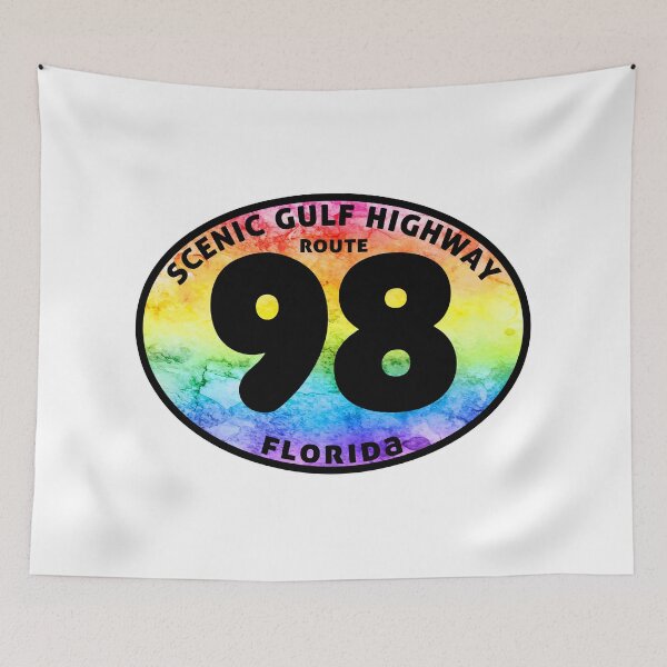 Item preview, Scenic Gulf Drive Highway 98 Destin Beach Florida Palms Panhandle Emerald Coast designed and sold by Travel Time.