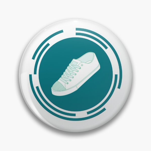 Item preview, Teal Color Gradiant And White Sneakers designed and sold by Promedia.