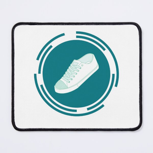 Item preview, Teal Color Gradiant And White Sneakers designed and sold by Promedia.