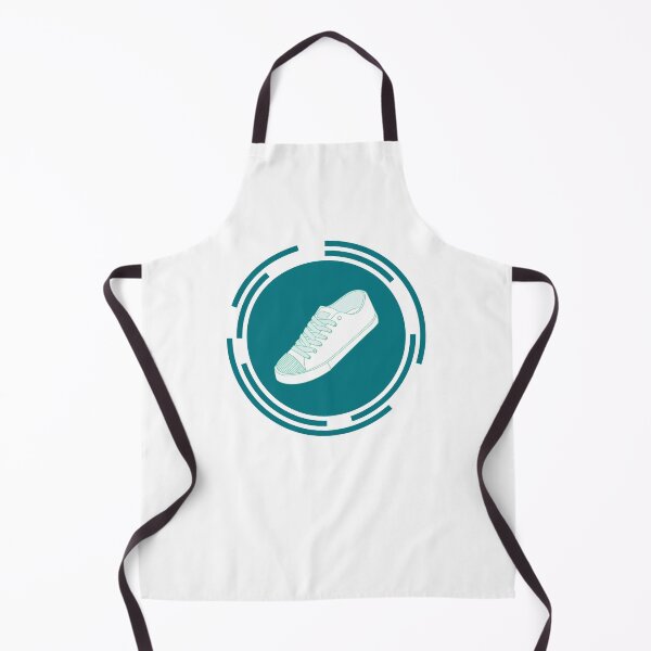 Item preview, Teal Color Gradiant And White Sneakers designed and sold by Promedia.