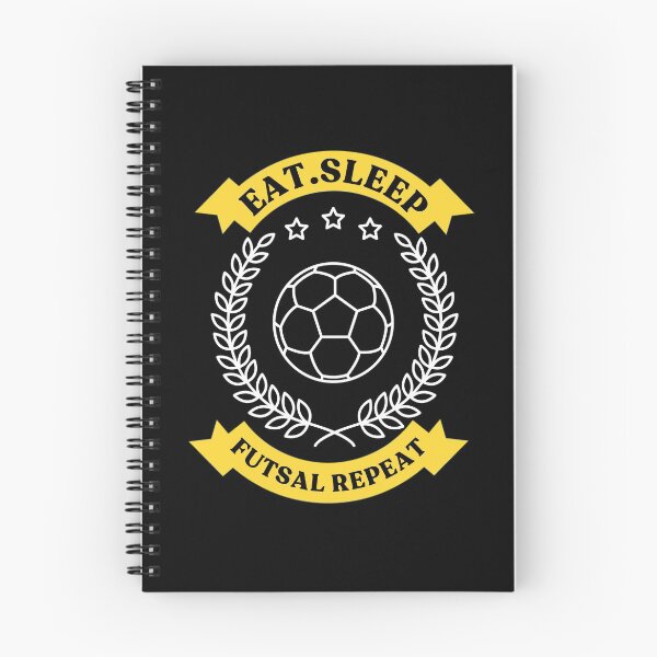 Item preview, EAT.SLEEP FUTSAL REPEAT designed and sold by Hussain Shirts.