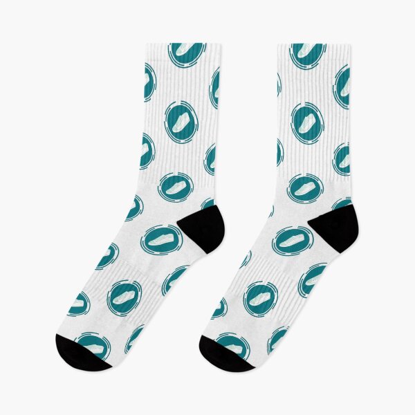 Item preview, Teal Color Gradiant And White Sneakers designed and sold by Promedia.