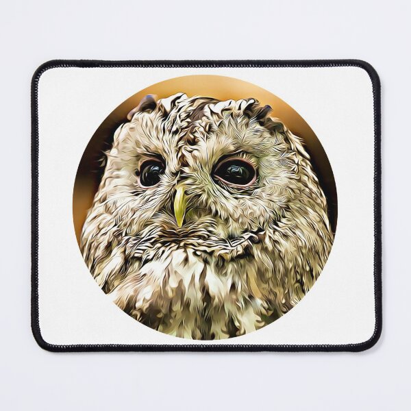 Item preview, Tawny Owl Portrait designed and sold by RevolutionInPaint.