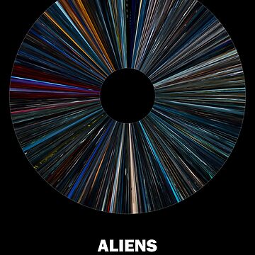 Artwork thumbnail, minimal_Aliens Warp Barcode Movie by cinevizual