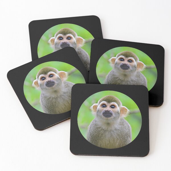 Item preview, Squirrel Monkey Portrait designed and sold by RevolutionInPaint.