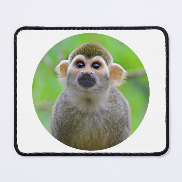 Item preview, Squirrel Monkey Portrait designed and sold by RevolutionInPaint.