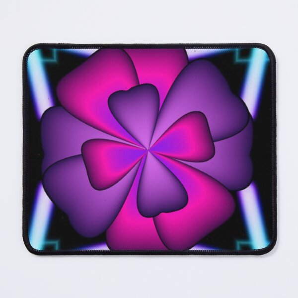 Violet et Magenta fleur elegant motif Tapis de souris/Pad & Coaster 
